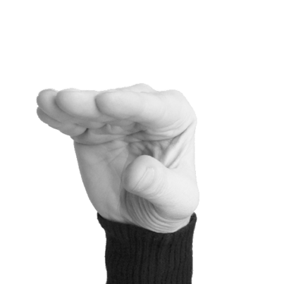 hand gehoekt gebonden gebonden